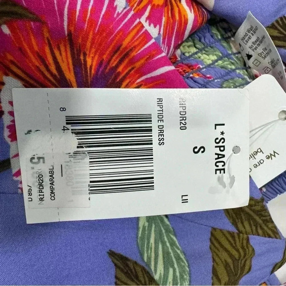 NWT L*Space Riptide Floral Dress Lost in Ibiza-size SP - Picture 5 of 11